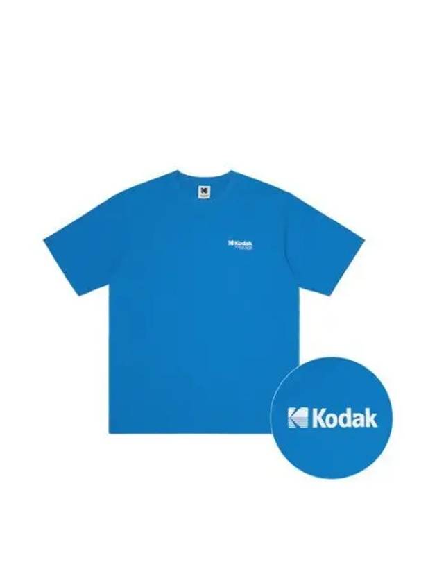 KODAK Apparel Airchrome Sorona semi overfit short sleeved T shirt BLUE - KODO - BALAAN 1