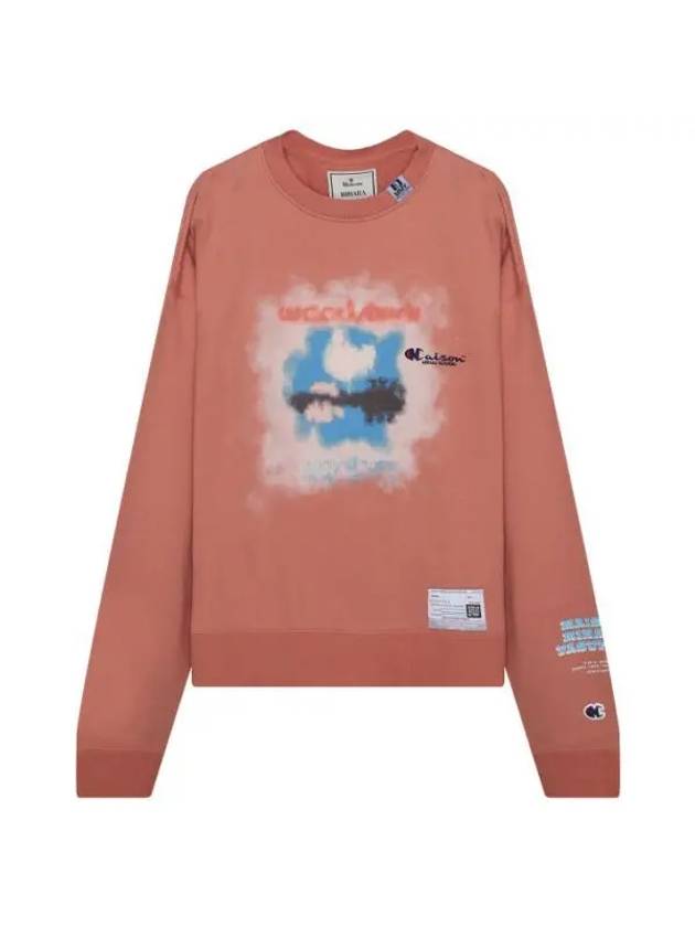 sweatshirt A10PO723 ORANGE logo printing - MAISON MIHARA YASUHIRO - BALAAN 1