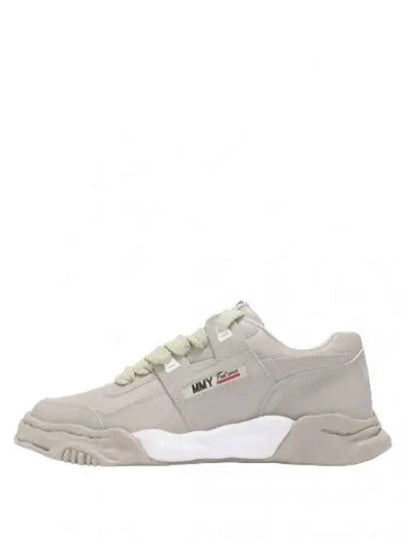 Parker OG Sole Leather Low Top Sneakers Grey - MIHARA YASUHIRO - BALAAN 2