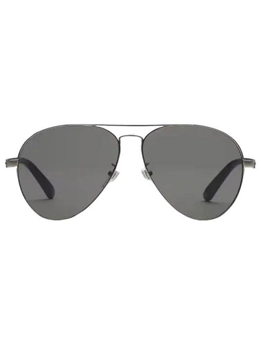 Aviator Frame Metal Sunglasses Ruthenium - GUCCI - BALAAN 1