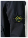 Wappen Patch Soft Shell R Fleece Hooded Jacket Navy - STONE ISLAND - BALAAN 7