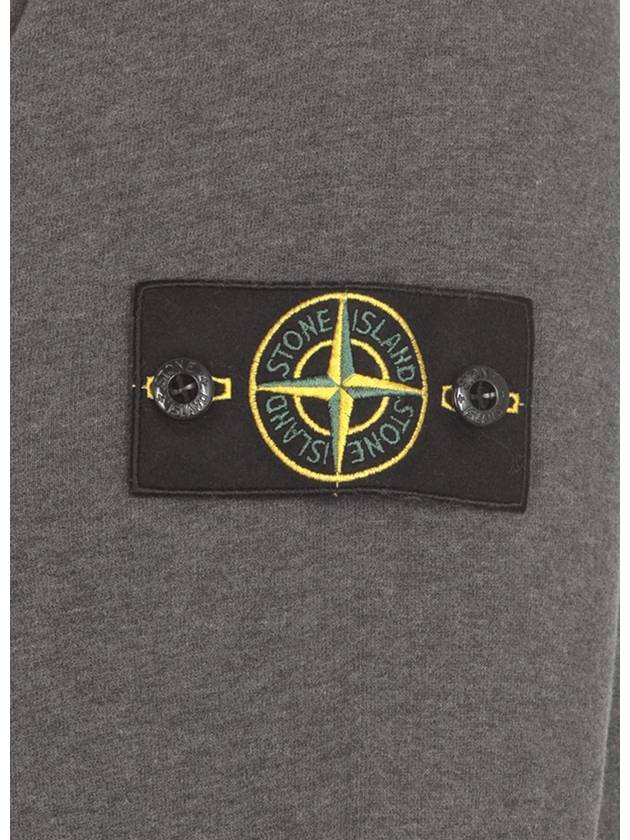 Wappen Patch Crew Neck Cotton Sweatshirt Dark Grey - STONE ISLAND - BALAAN 6