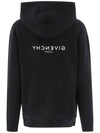 reverse logo hooded top black - GIVENCHY - BALAAN 3