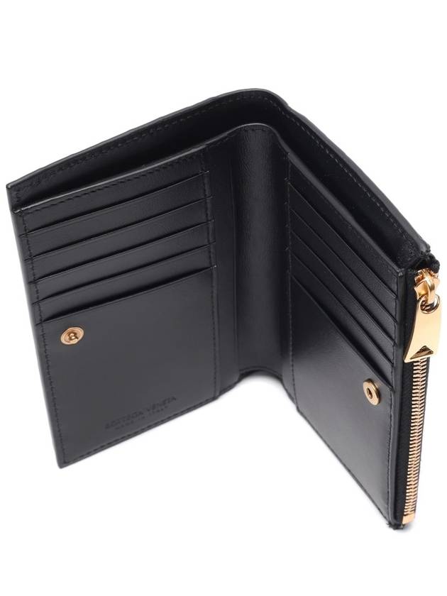 Intrecciato Folder Zipper Card Wallet Black - BOTTEGA VENETA - BALAAN 7