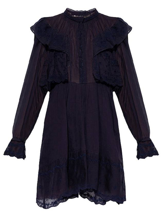Limpeza Midi Dress Black - ISABEL MARANT ETOILE - BALAAN.