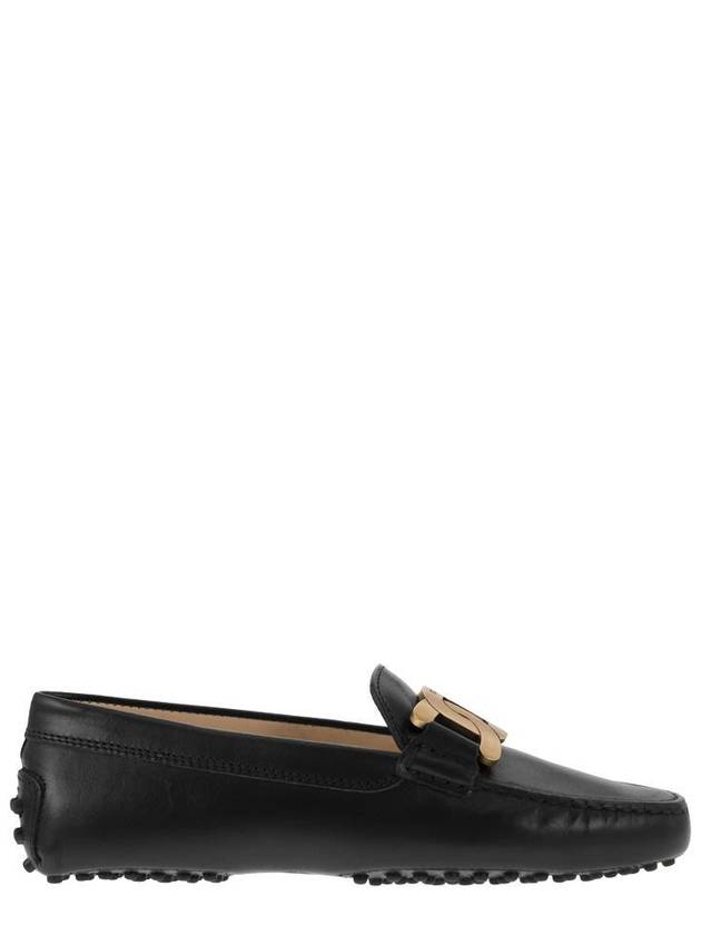 Women's Kate Gommino Leather Driving Shoes Black - TOD'S - BALAAN 4