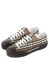 Jack Vintage Check Cotton Low-Top Sneakers Burch Brown - BURBERRY - BALAAN 2