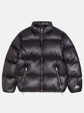 Stussy Down Puffer Parachute Ripstop Charcoal - STUSSY - BALAAN 1