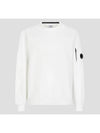 Diagonal Raised Fleece Sweatshirt White - CP COMPANY - BALAAN 2