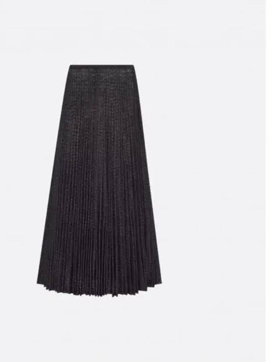 Pleated midi skirt 444J20AM482 X9330 - DIOR - BALAAN 1