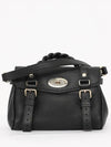 Alexa Heavy Grain Mini Tote Bag Black - MULBERRY - BALAAN 2