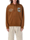 Carhartt WIP Hooded Sweatshirt I033930 HZXX Free Hamilton Brown - CARHARTT WIP - BALAAN 1