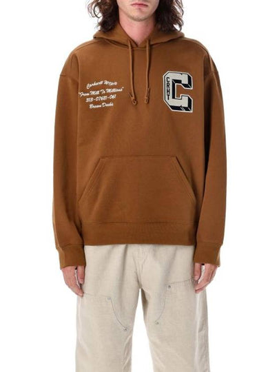 Carhartt WIP Hooded Sweatshirt I033930 HZXX Free Hamilton Brown - CARHARTT WIP - BALAAN 2