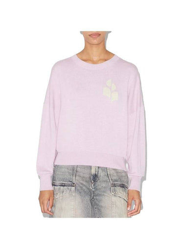 Marisans Logo Knit Top Light Purple - ISABEL MARANT - BALAAN 1