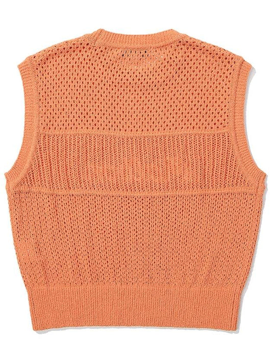 Malbon Script Crochet Vest ORANGE WOMAN - MALBON GOLF - BALAAN 2