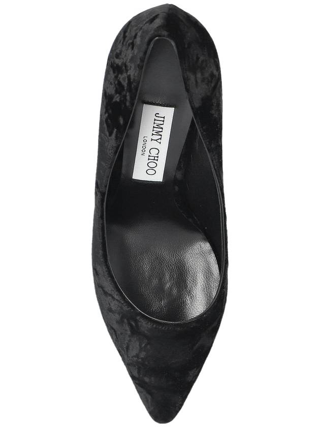 Jimmy Choo Velvet Stilettos ‘Romy’, Women's, Black - JIMMY CHOO - BALAAN 6