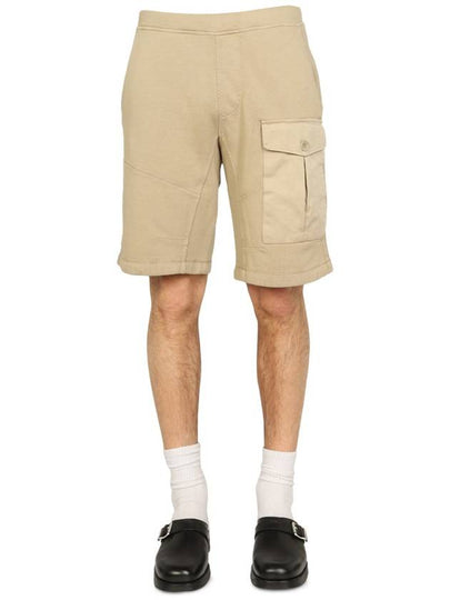 Pocket Bermuda Shorts Beige - TEN C - BALAAN 2