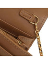 Fabric Chain Long Wallet Brown - FENDI - BALAAN 9