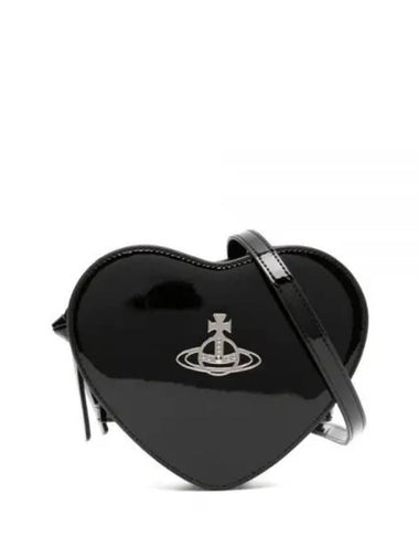 Louise Heart Cross Bag Black - VIVIENNE WESTWOOD - BALAAN 1