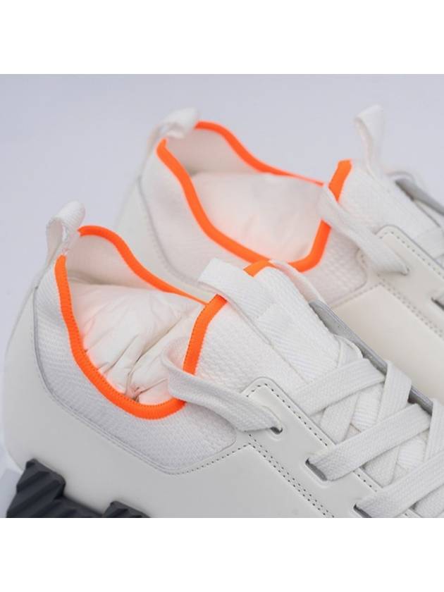 Depart Sneakers Knit Calfskin Blanc - HERMES - BALAAN 6