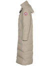 Mystique Satin Long Parka White - CANADA GOOSE - BALAAN 4