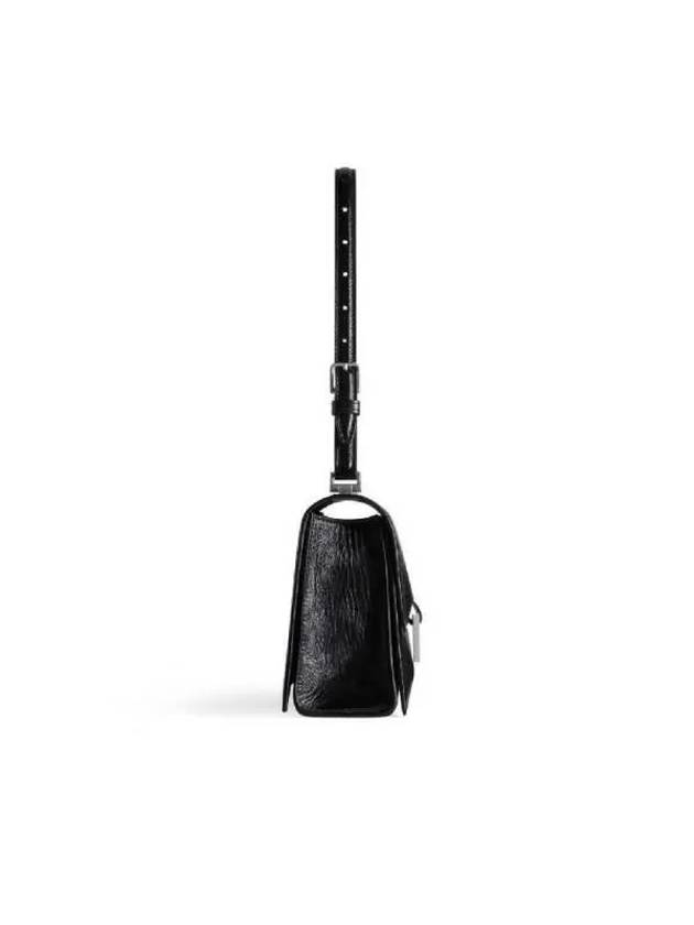 Crush Small Shoulder Bag Black - BALENCIAGA - BALAAN 4