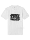 Logo Label Graphic Short Sleeve T-Shirt White - CP COMPANY - BALAAN 2