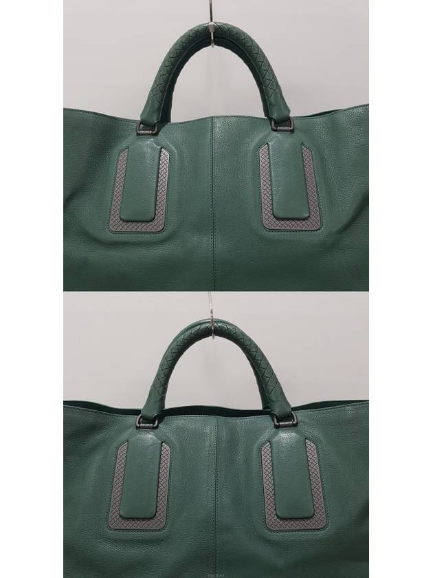 Buffalo leather metal tote bag - BOTTEGA VENETA - BALAAN 3