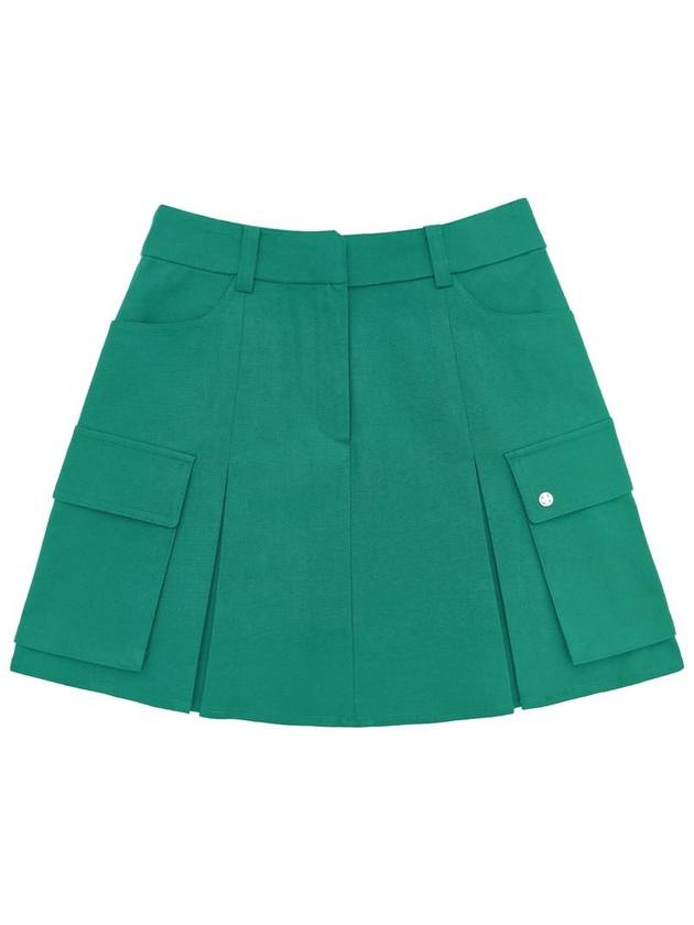 A-line cargo skirtdark green - BUTTONPLAY - BALAAN 1