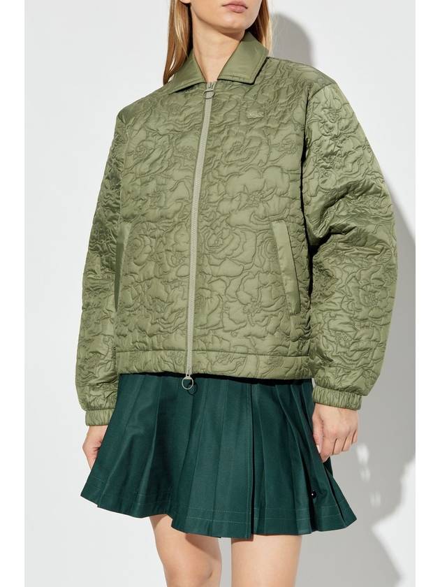 Lacoste Jacket With Embroidered Pattern, Women's, Green - LACOSTE - BALAAN 3