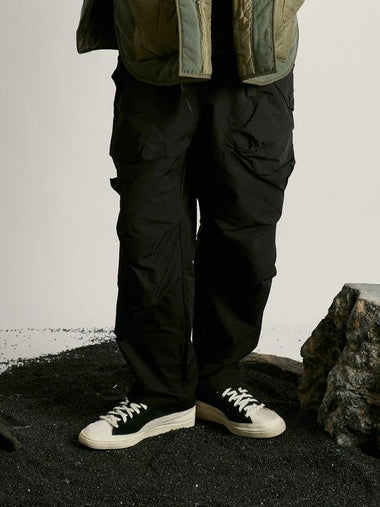 Army Pocket Cargo Straight Pants Black - SMITH ARMOR - BALAAN 1