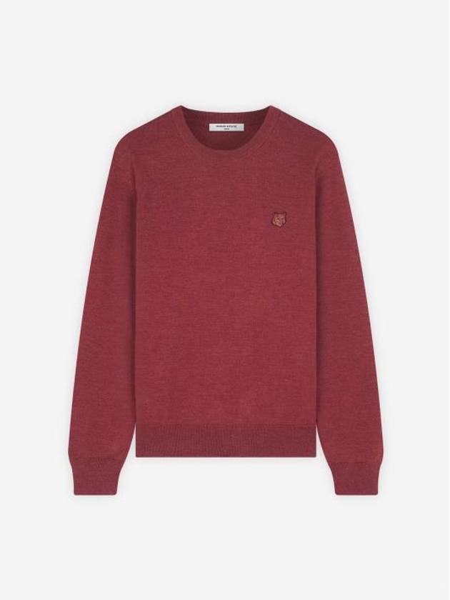 Fox Head Patch Regular Sweatshirt Red - MAISON KITSUNE - BALAAN 2