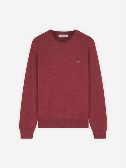 Fox Head Patch Regular Sweatshirt Red - MAISON KITSUNE - BALAAN 2