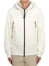 Men's Shell R Drawstring Goggle Hooded Jacket White - CP COMPANY - BALAAN 3