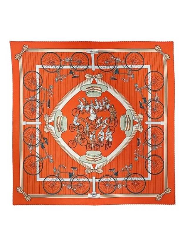 Les Becanes Silk Women s Scarf 45 H893866S 10 - HERMES - BALAAN 1