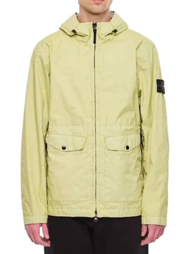 Membrana 3L TC Hooded Jacket Green - STONE ISLAND - BALAAN 1