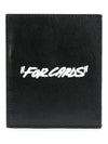 logo printing card wallet black - OFF WHITE - BALAAN 1