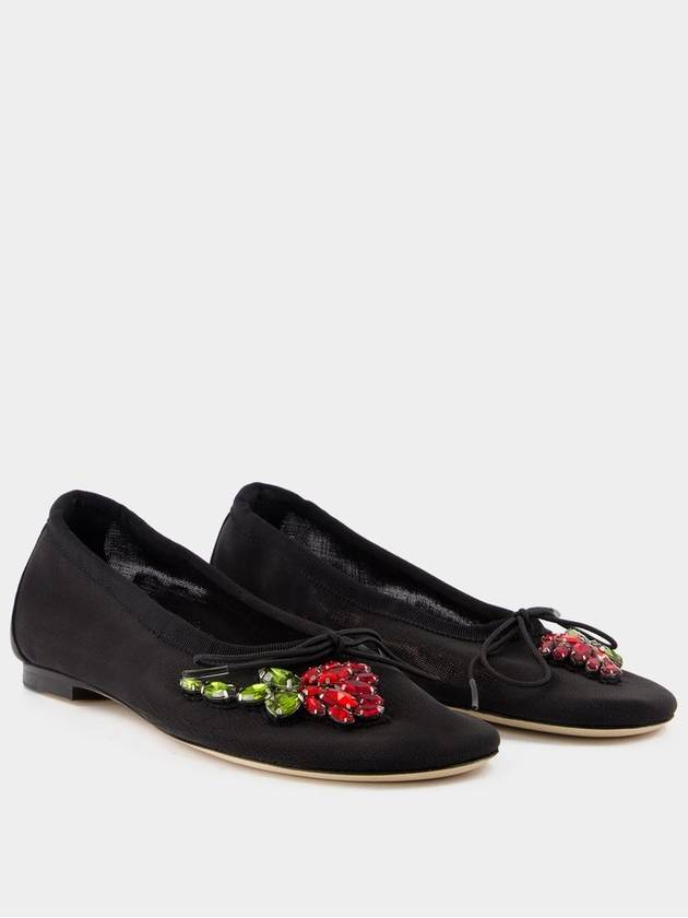 Mesh ballerinas - Simone Rocha - Mesh - Black - SIMONE ROCHA - BALAAN 2