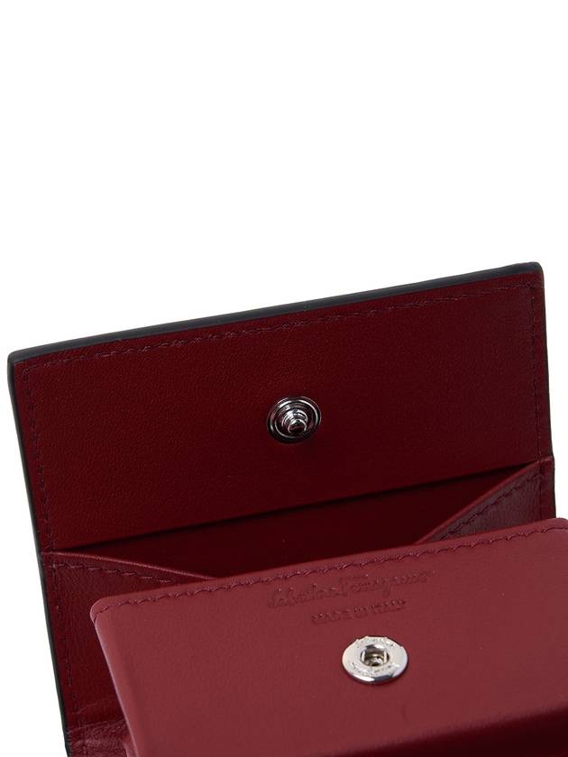 Gancini Logo Coin Wallet Black - SALVATORE FERRAGAMO - BALAAN 9