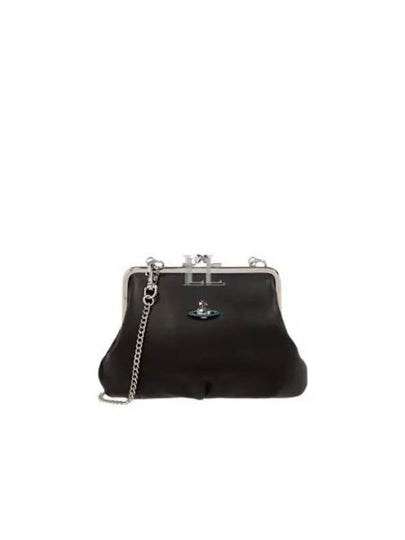 Granny Frame Purse Cross Bag Black - VIVIENNE WESTWOOD - BALAAN 2