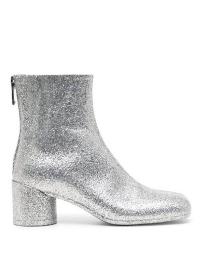 Glitter Ankle Middle Boots Silver - MAISON MARGIELA - BALAAN 2