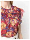 Ruffle Blouse HT1541 22P033E 11BH - ISABEL MARANT - BALAAN 5