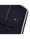 Track Quarter Zipper Sweatshirt Nautic Blue - AMI - BALAAN 7