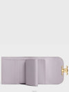 Shiny Triomphe Small Calfskin Half Wallet  Light Lilac Boutique - CELINE - BALAAN 4