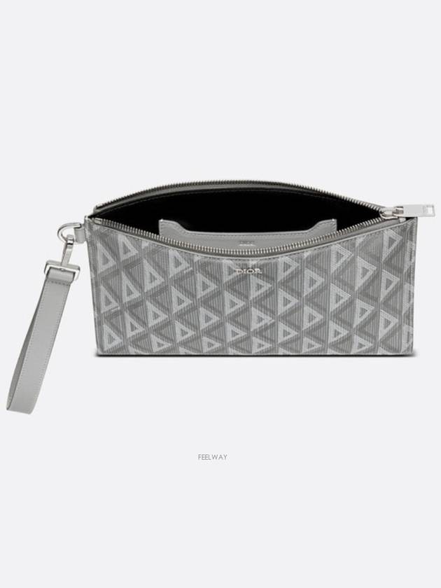 CD Diamond A5 Clutch Bag Grey - DIOR - BALAAN 4