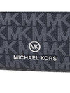 Jet Set Small Logo Card Wallet Black - MICHAEL KORS - BALAAN 7