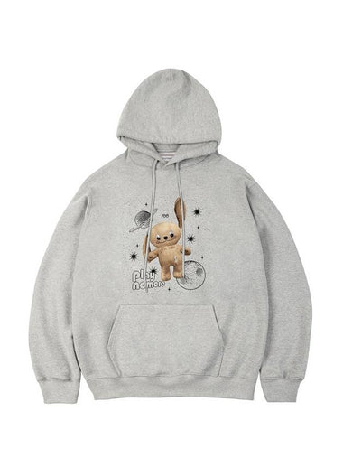 Women's Spacelost Binky Hoodie Grey - PLAYNOMORE - BALAAN 1