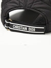 D Player Cannage Ball Cap Black - DIOR - BALAAN 7