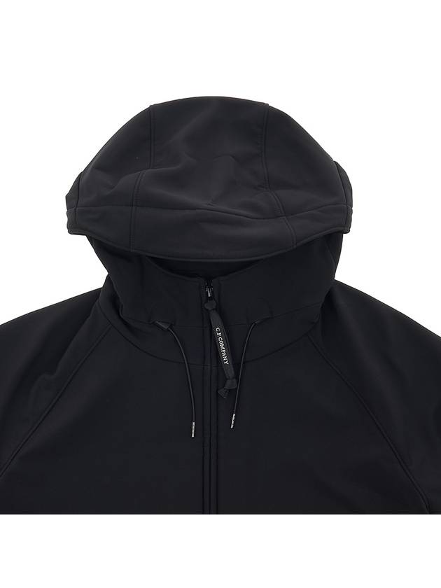 Lens Wappen Hooded Jacket Black - CP COMPANY - BALAAN 4