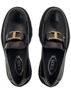 T Timeless Leather Loafers Black - TOD'S - BALAAN 7